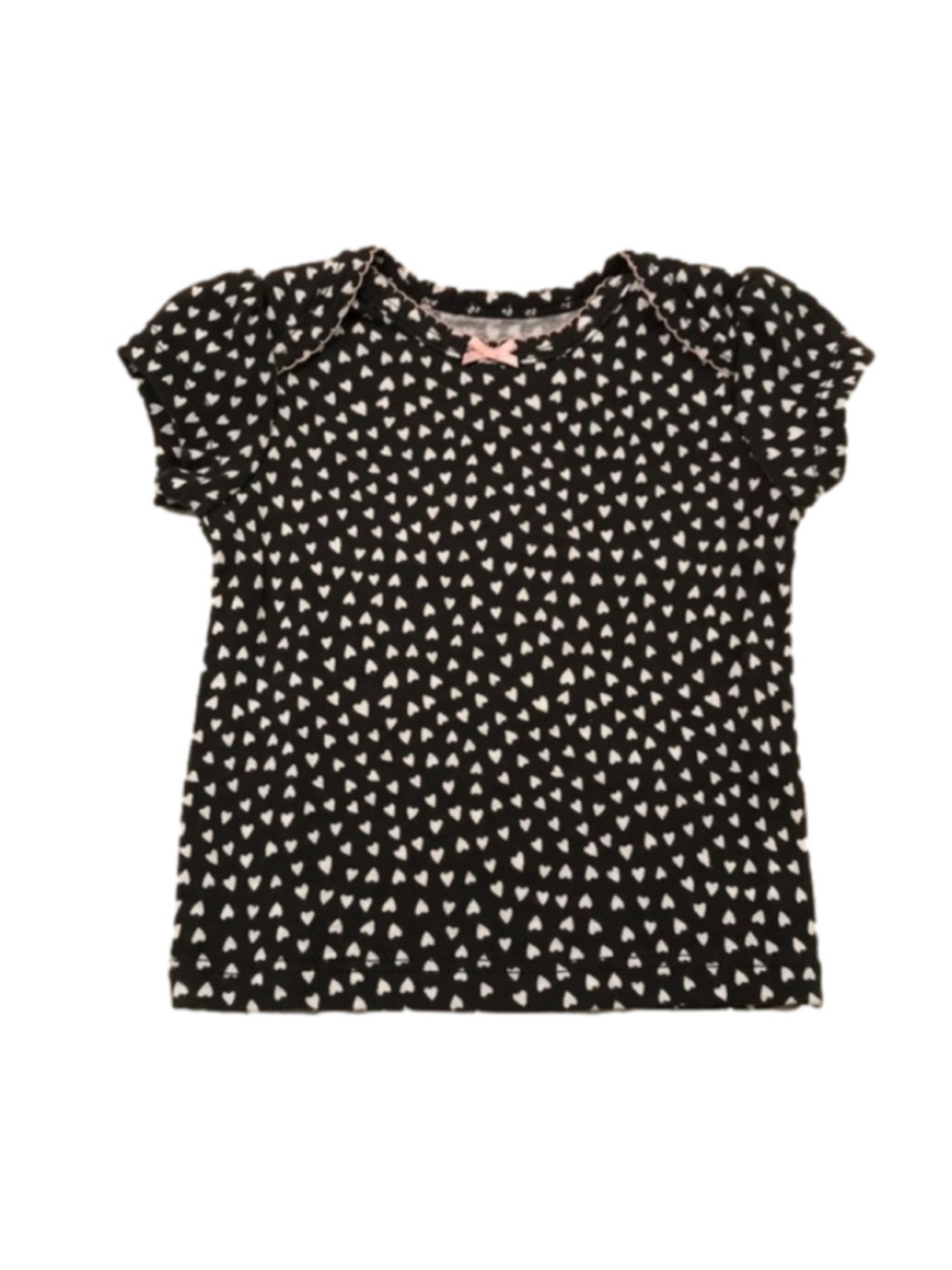 CARTER'S NEWBORN T-SHIRT (HEARTS)